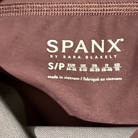 SPANX Contour orange stripe leggings. NWT Size S - Picture 4 of 10